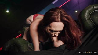 Jasmine James is sucking Danny D's huge cock