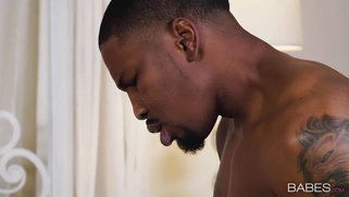 Riley Star is sucking black monster cock