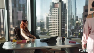 Gia Derza gets her trimmed pussy licked by Molly Stewart