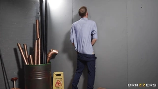 Miss Alice Wild is sucking Danny D's giant cock