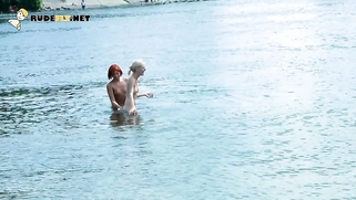 Nudist teen is enjoying the sun