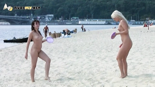 This gorgeous nudist is completely nude