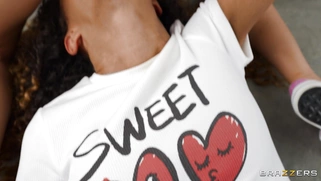 Scarlit S. and Allie Addison are sucking  Van Wylde's cock