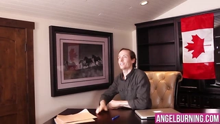 Hot chubby goth babe sucks a fat cock for her extra tip