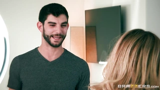 Olivia Austin whips up a cake to welcome her hot, young neighbor