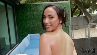 Gaby Ortega is sucking big cock in POV