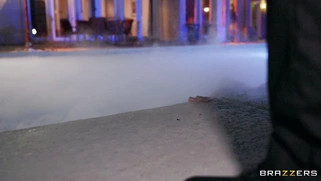 Maddy May is sucking black and white dicks