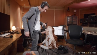 Daisy May is sucking Danny D's huge cock