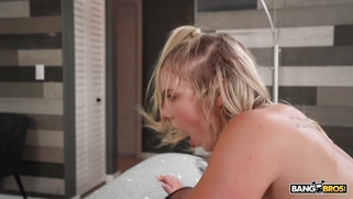 Kelsey Kane rides Jovan Jordan's black cock