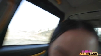 Lady Gang gets jizz load on her tongue