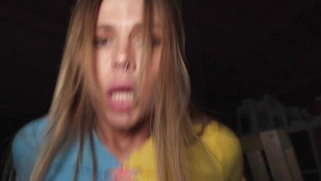 Zlata Shine is fucking hard dick with her pussy in POV