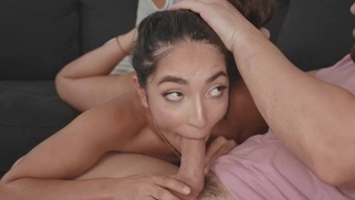 Madison Wilde is sucking Peter Green's cock