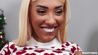 Kona Jade and Addis Fouche play with the strap-on