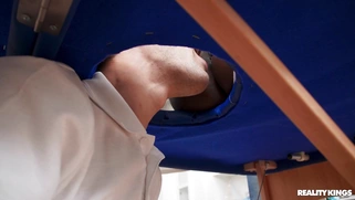 Zaawaadi gets her trimmed pussy nailed by Jordi