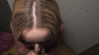 Charlie Forde is sucking cock in POV