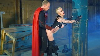 Busty Mila Milan in sexy high heels gets fucked from behind