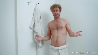 Bailey Brooke gets caught masturbating in the shower