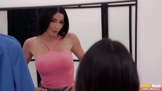 Clea Gaultier gets jizz on her big tits