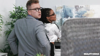 Kira Noir gets fucked by Van Wylde standing