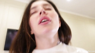 Babysitter gives me the best blowjob before fucking