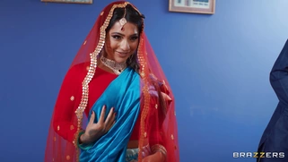 Yasmina Khan is sucking Danny D's huge cock