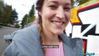 Mina K is sucking thick cock in POV