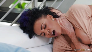 Demi Sutra rides stiff dick in cowgirl position