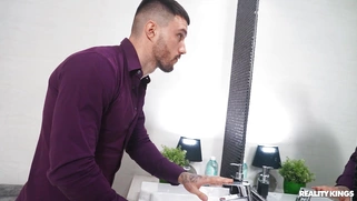 Alexis Wilson gives blowjob to Rauls Bud outdoors