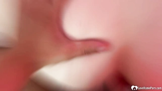 Busty neighbor gets a big hard pole