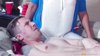 Makayla Cox strokes that raging boner