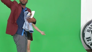 Abella Danger filming a promo video