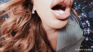 Richelle Ryan and Lilly Bell are sucking Seth Gamble's cock