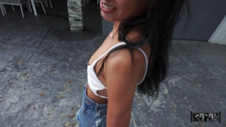 Bianca Bangs is sucking Jmac's huge cock