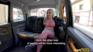 Ellie Shou in sexy outfit got in the Fake Taxi