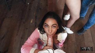 Claire Black is sucking big dick in POV