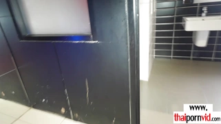 Amateur Thai MILF satisfying a farang