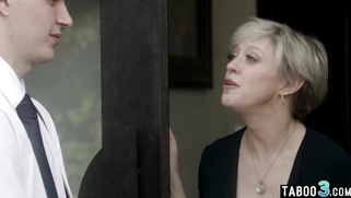 Mature enjoying two big religious cocks