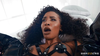 Demi Sutra wearing black boots gets her ass fucked