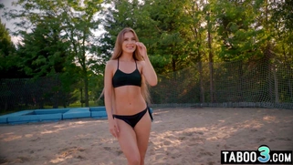 Hot teen raises the game a little more