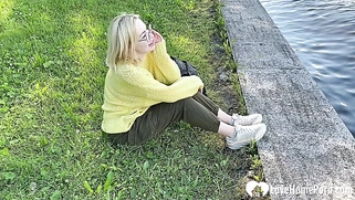 Blonde in the park wanted fresh cock