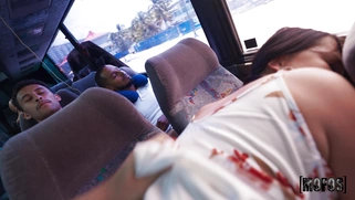 Madalina Moon gets fucked by Kai Jaxon standing