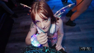 Cleo Moon is sucking cock in POV