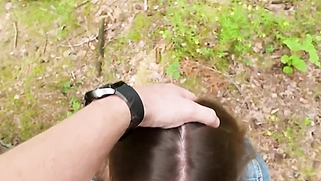 I ejaculated in her mouth in the woods
