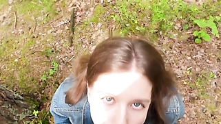 I ejaculated in her mouth in the woods