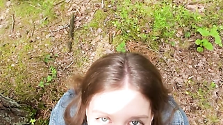 I ejaculated in her mouth in the woods