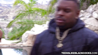 Beautiful teen Devon Green gives blowjob to sell a house