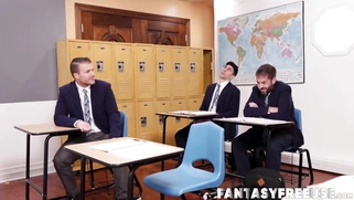 Petite [censored] Vanna Bardot and her teacher Shay Sights are fucked by students