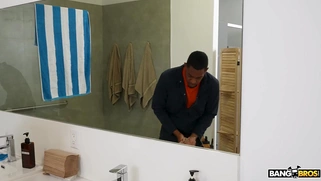 Tattooed Val Steel is sucking black monster cock