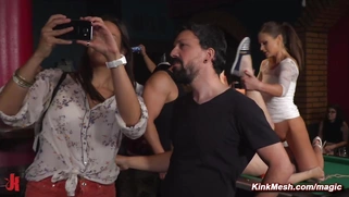 Stripped and labeled in public