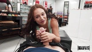 Latina Lexi Sample is sucking cock in POV